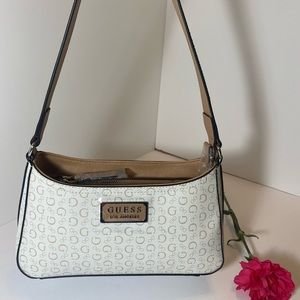 White Guess Handbag New W/ Tags